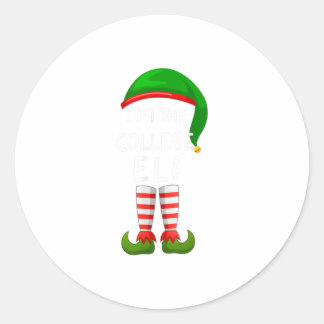 私は大学小妖精や小人おもしろい小妖精や小人家族 ラウンドシール