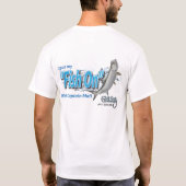 私は大尉を持つマット私の魚を得ました Tシャツ (裏面)