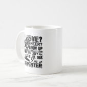 私は大工のマグです コーヒーマグカップ (正面左)