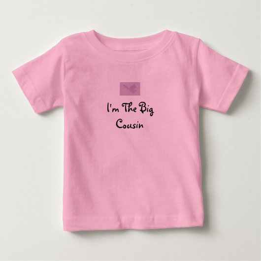 私は大従姉妹である – 子供のシャツ ベビーTシャツ (正面)