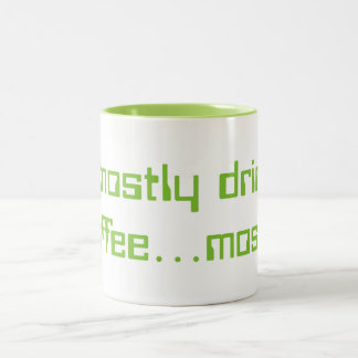 私は大抵コーヒーを…大抵飲みます ツートーンマグカップ