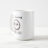 私は大理石感じ – かわいい地質学プンマンガ コーヒーマグカップ (正面左)