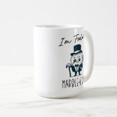 私は大理石感じ – かわいい地質学プンマンガ コーヒーマグカップ (正面右)