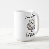 私は大理石感じ – かわいい地質学プンマンガ コーヒーマグカップ (正面右)