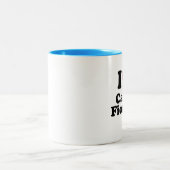 私は大統領のためのCarly Fiorinaを愛します ツートーンマグカップ (中央)