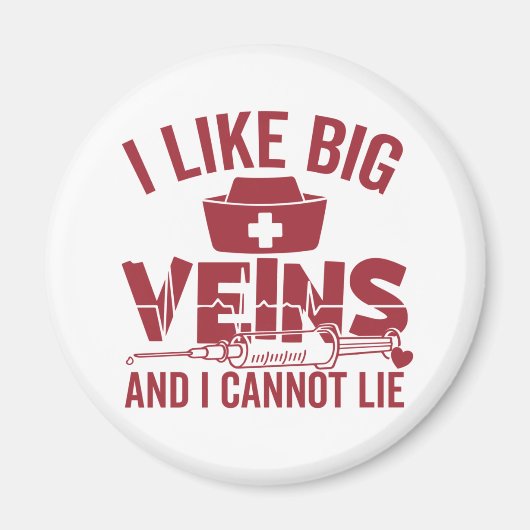 私は大静脈が好きで嘘をつけない マグネット (正面)