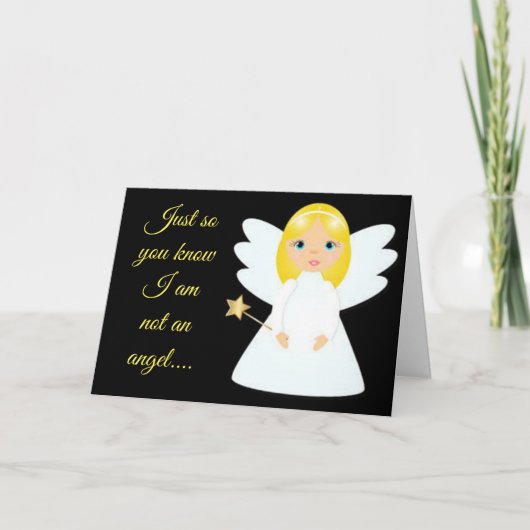 **私は天使ではない**祝ヤドリギの下で！ シーズンカード (正面)