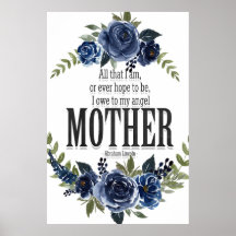 私は天使の母のポスターに借りがある