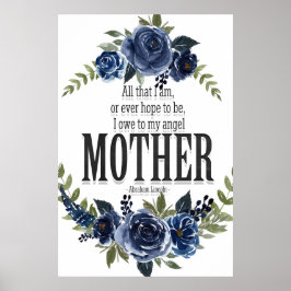 私は天使の母のポスターに借りがある ポスター