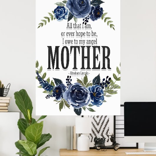 私は天使の母のポスターに借りがある ポスター (ホームオフィス)