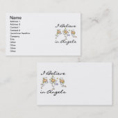 私は天使のTシャツおよびギフトで信じます 名刺 (正面/裏面)