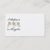 私は天使のTシャツおよびギフトで信じます 名刺 (裏面)