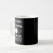 私は天使を天国に持って妻をMと呼ぶ コーヒーマグカップ (正面左)