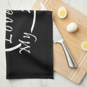 私は天使を愛している キッチンタオル (四つ折り)