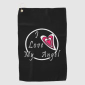 私は天使を愛している ゴルフタオル (正面)