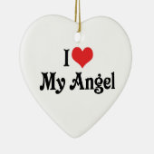 私は天使を愛している セラミックオーナメント (右)
