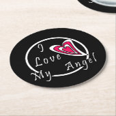 私は天使を愛している ラウンドペーパーコースター (アングル)