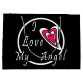 私は天使を愛している ラージペーパーバッグ (裏面)