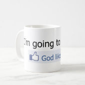 私は天国に行っています コーヒーマグカップ (正面左)