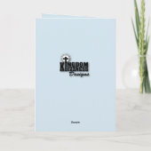 私は天国カード悔やみや弔慰 カード (裏面)