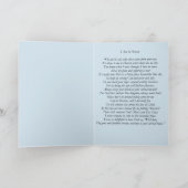 私は天国カード悔やみや弔慰 カード (内部)