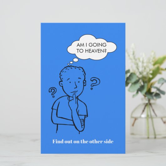 私は天国クイズ聖書チラシに行く (スタンド正面)