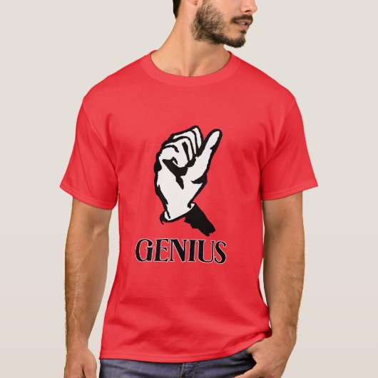 私は天才です Tシャツ (正面)