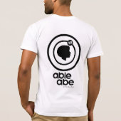 私は天才Tシャツです Tシャツ (裏面)