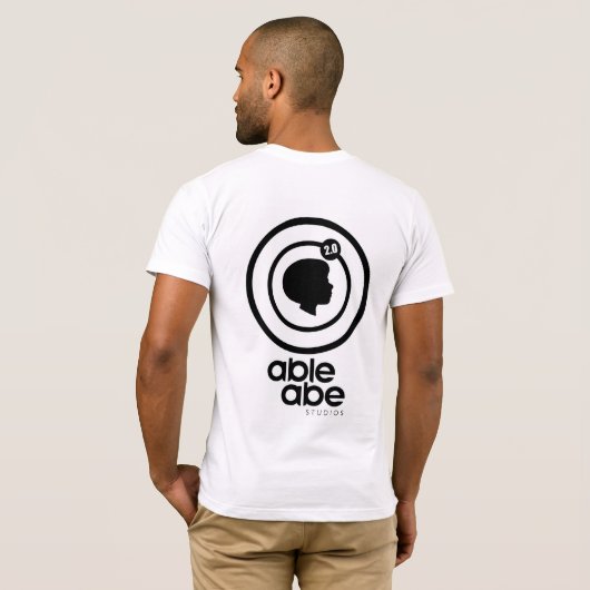 私は天才Tシャツです Tシャツ (裏面フル)
