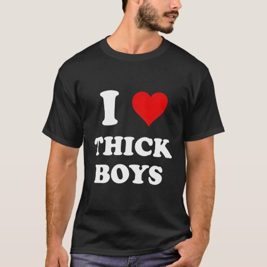 私は太い方が大好き Tシャツ (正面)
