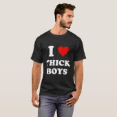私は太い方が大好き Tシャツ (正面フル)