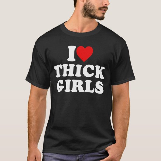 私は太った女の子が大好き Tシャツ (正面)