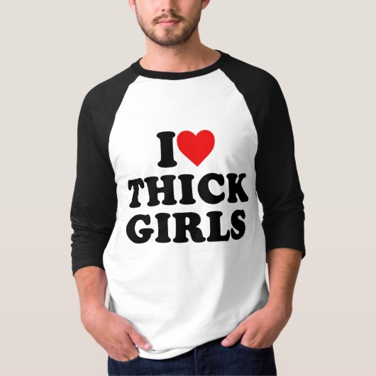 私は太った女の子が大好き Tシャツ (正面)
