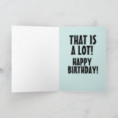 私は太った子供タコの誕生日カードのように愛しおもしろいている カード (内部)