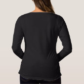 私は太っていない妊娠している Tシャツ (裏面)