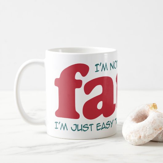 私は太っていない コーヒーマグカップ (ドーナツ)