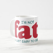 私は太っていない コーヒーマグカップ (正面左)