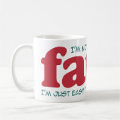 私は太っていない コーヒーマグカップ (左)