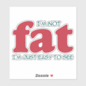 私は太っていない シール (シート)