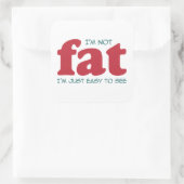 私は太っていない スクエアシール (バッグ)