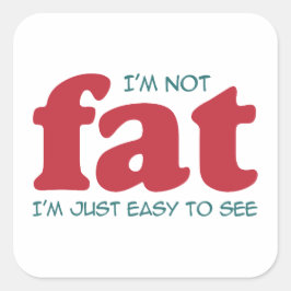 私は太っていない スクエアシール