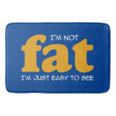 私は太っていない バスマット (正面)