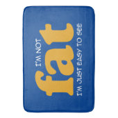 私は太っていない バスマット (正面縦)