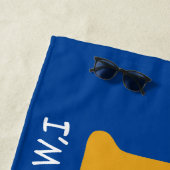 私は太っていない ビーチタオル (インサイチュ)