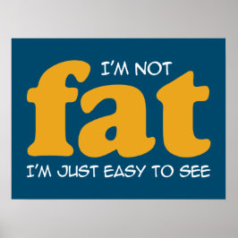 私は太っていない ポスター