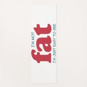 私は太っていない ヨガマット (正面)