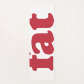 私は太っていない ヨガマット (裏面)