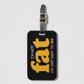 私は太っていない ラゲッジタグ (正面縦)