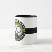 私は太っていない。知識がいっぱい！ マグカップ (中央)