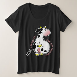 私は太っているのではなく、ただ妊娠しているだけ プラスサイズTシャツ